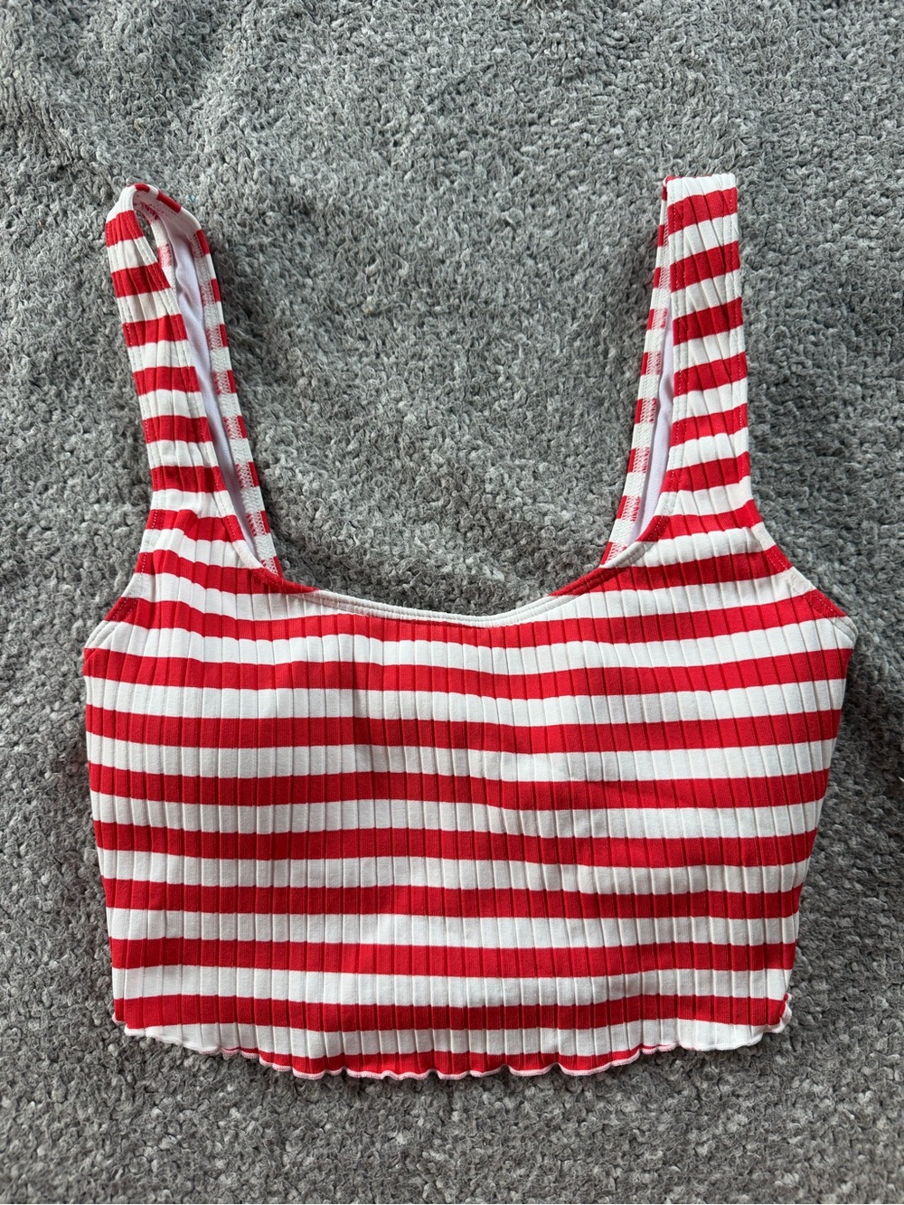 Roxy Striped Bathing Suit Top